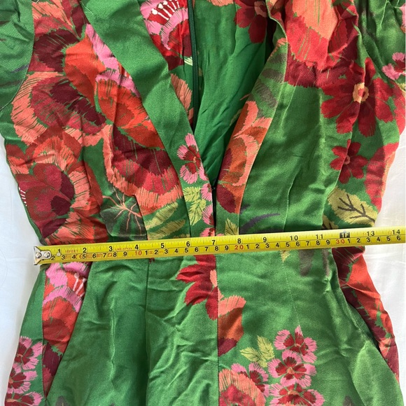 NWOT Farm Rio Floral V Neck Bobikat Jumpsuit S - Picture 12 of 16